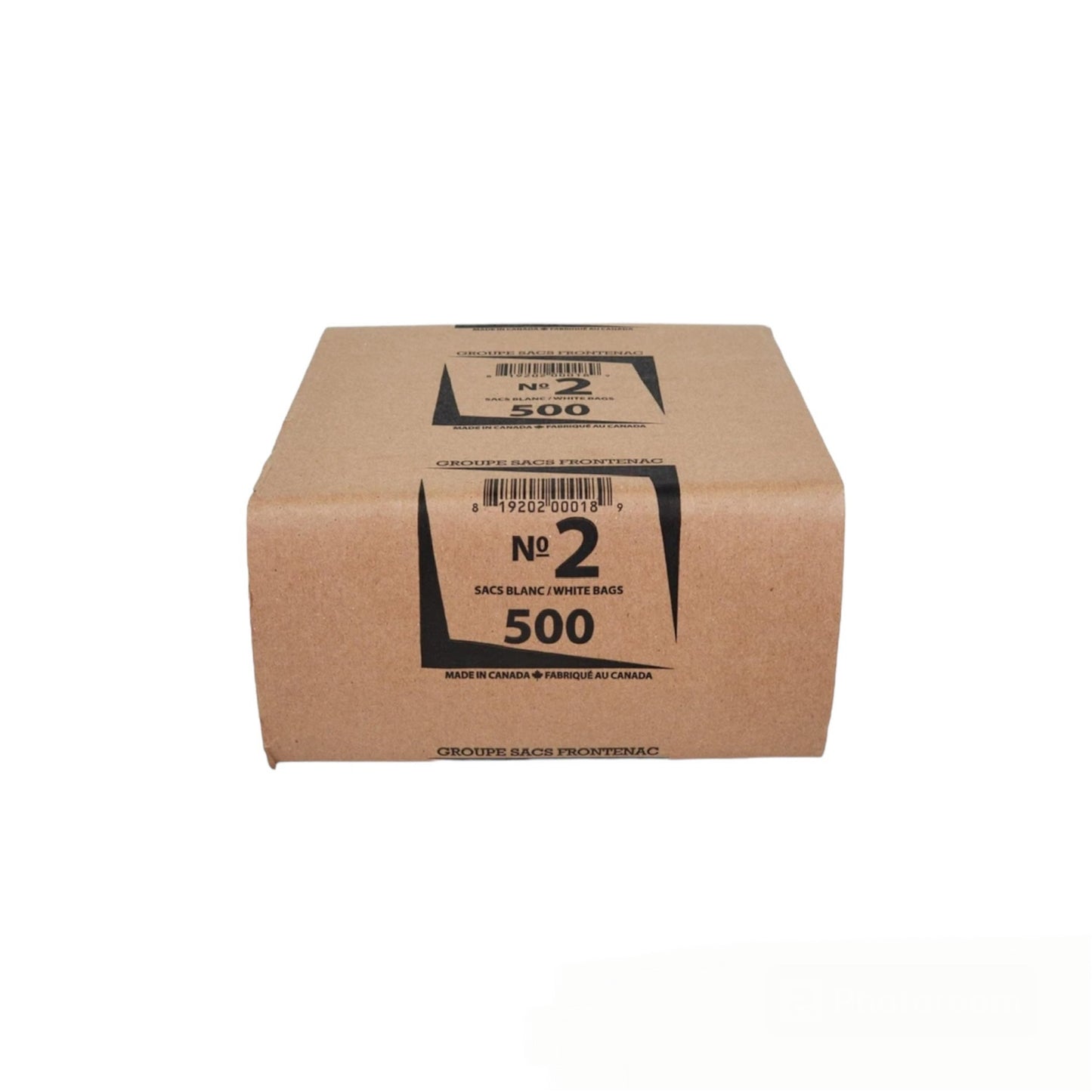 #2 White Paper Bags - Bundle of 500 ct.
