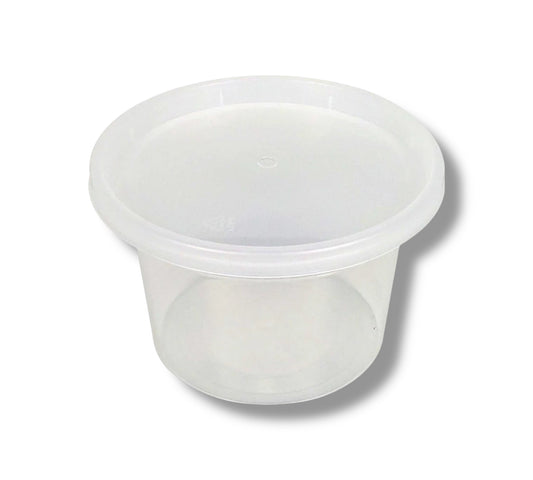 16 oz. Round Deli Containers With Lids - Case of 240