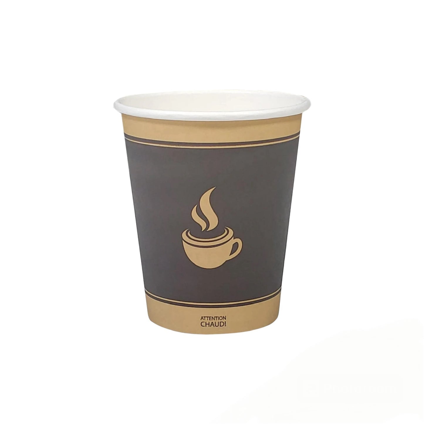 8 oz. Ebony Print Hot Paper Cups