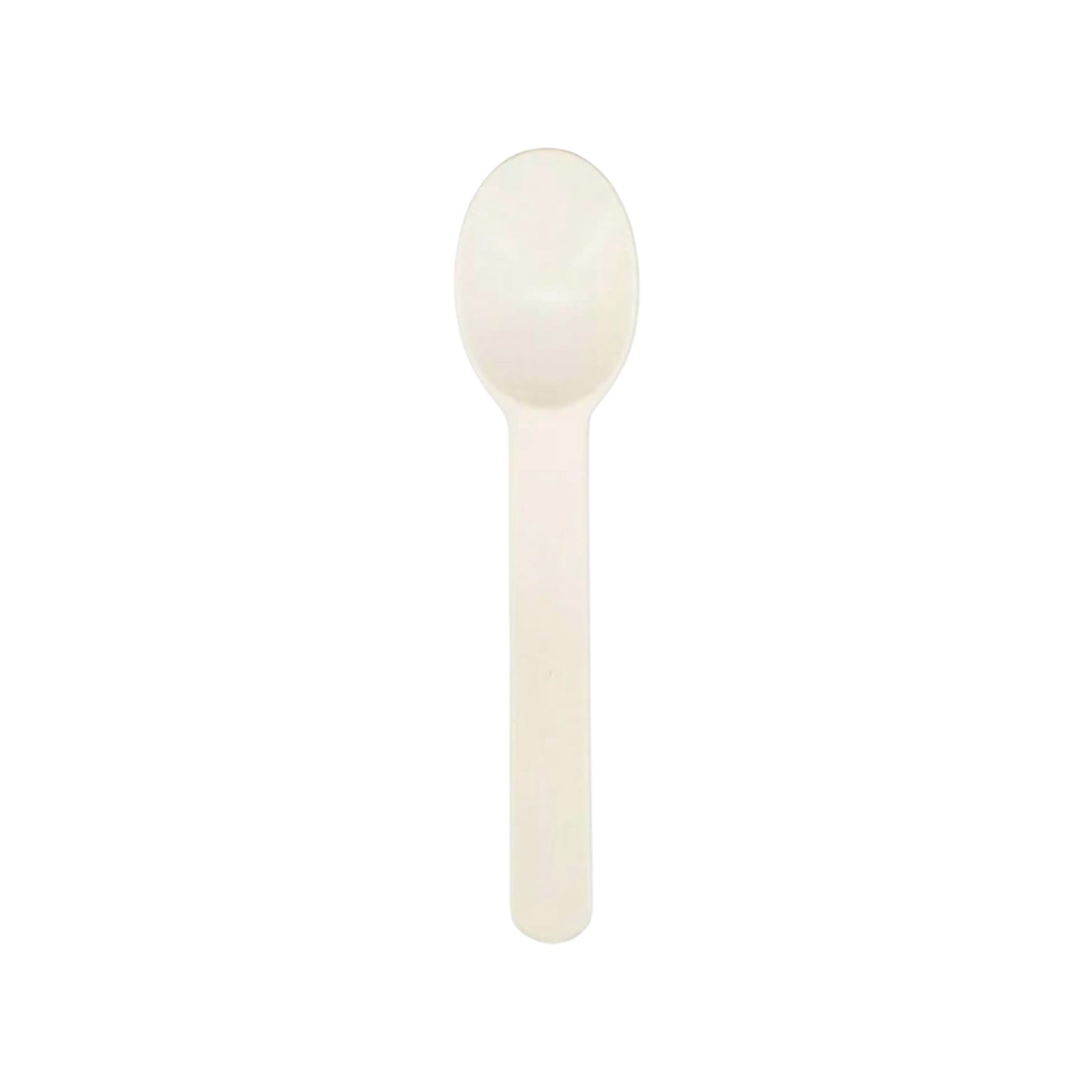 Corn Starch Ice Cream Spoon - Case of 1,000 Spoons