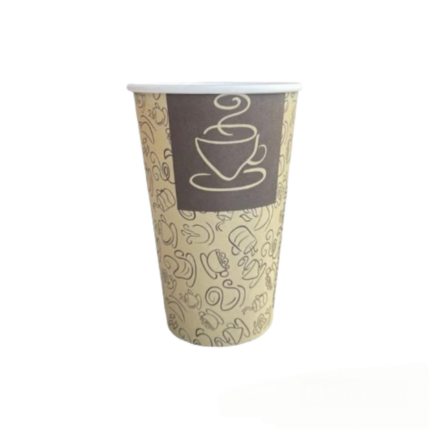 8 oz. Ebony Print Hot Paper Cups