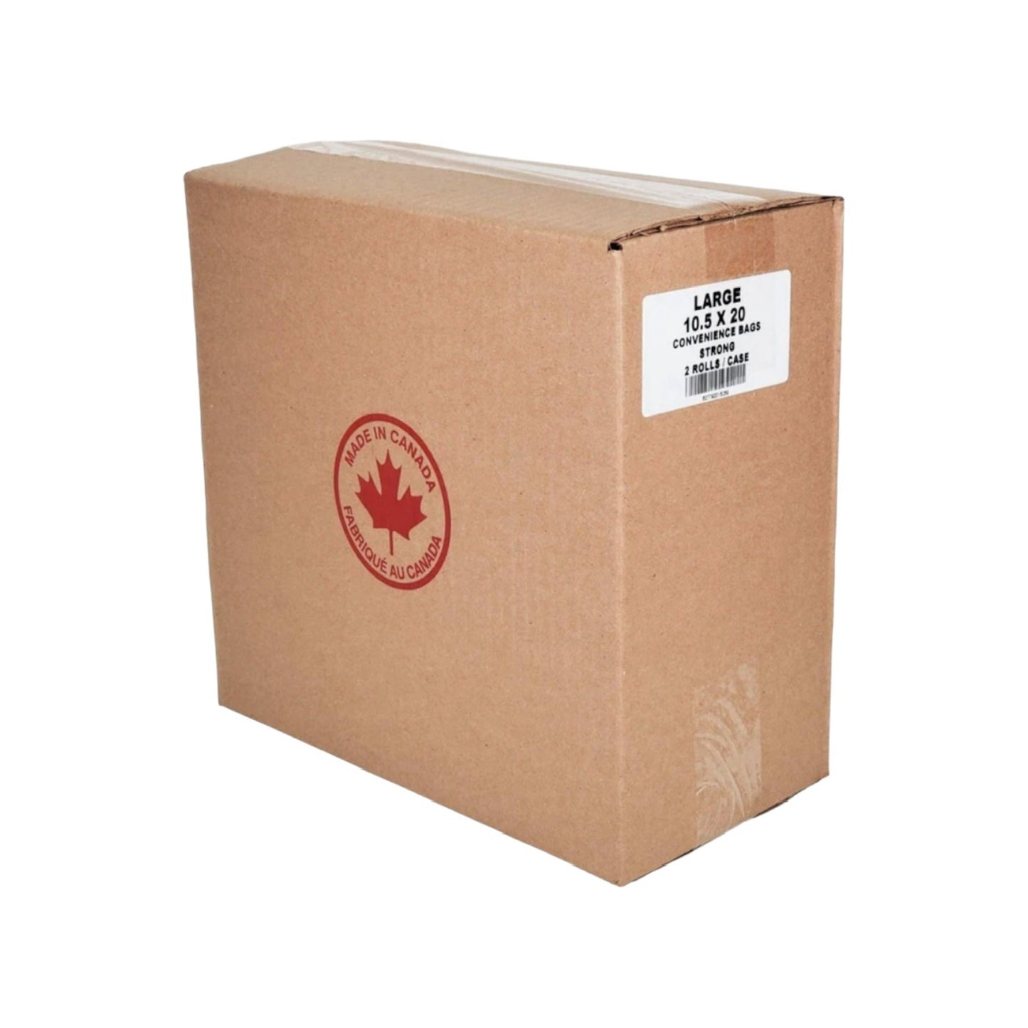 Strong Large Clear Plastic Bag Roll - 10.5”x20”