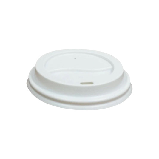 White Dome Sip Lids for 10-24 oz. Hot Cups