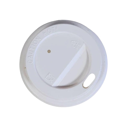 White Dome Sip Lids for 4 oz. Hot Cups