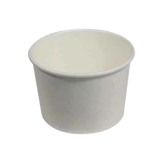 8 oz. White Paper Soup Container