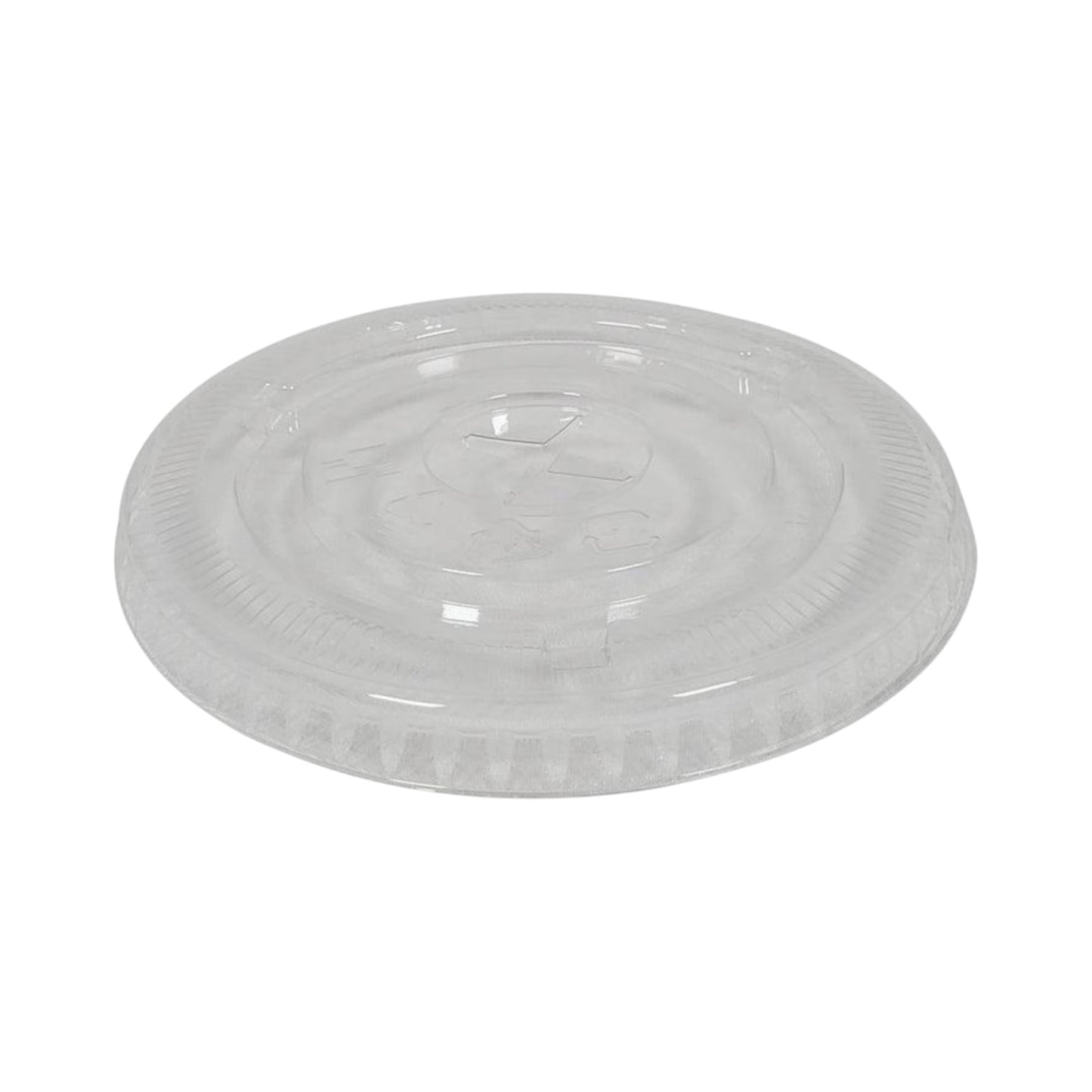 X Slot Flat Lids For 12 oz. PET Cups