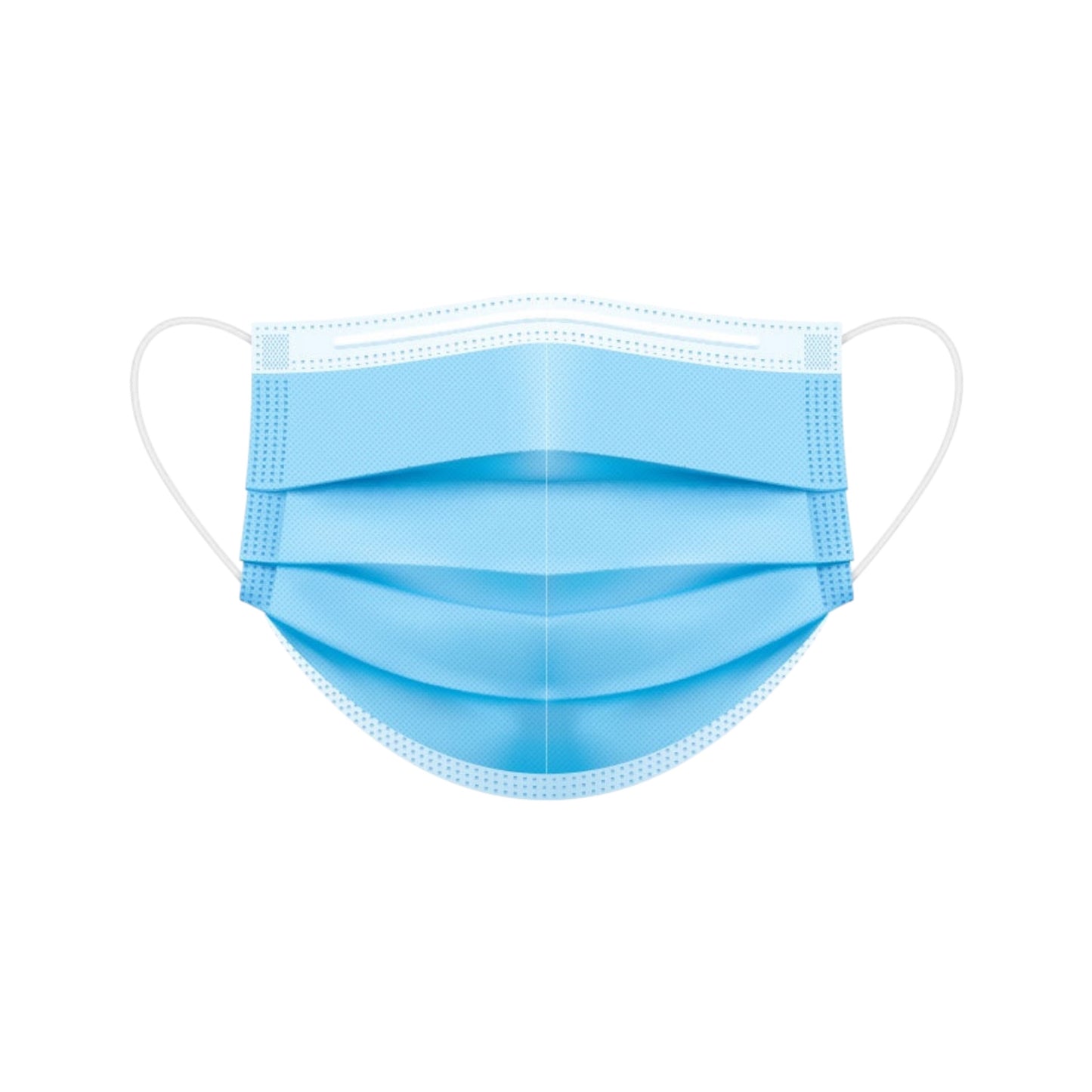 Blue Disposable Face Masks (Pack of 50)