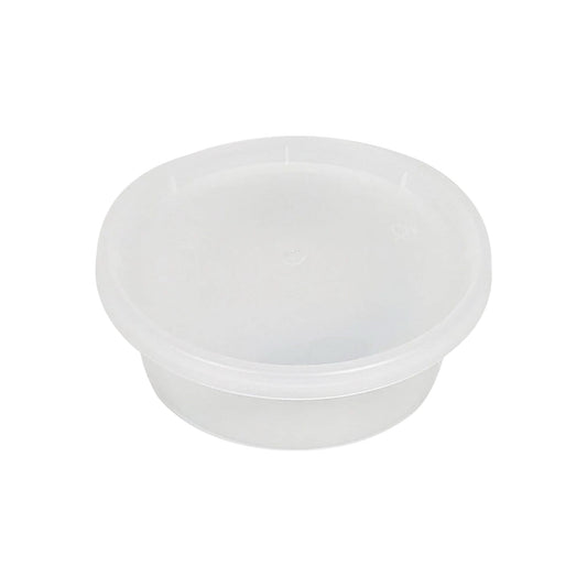 12 oz. Round Deli Containers With Lids - Case of 240