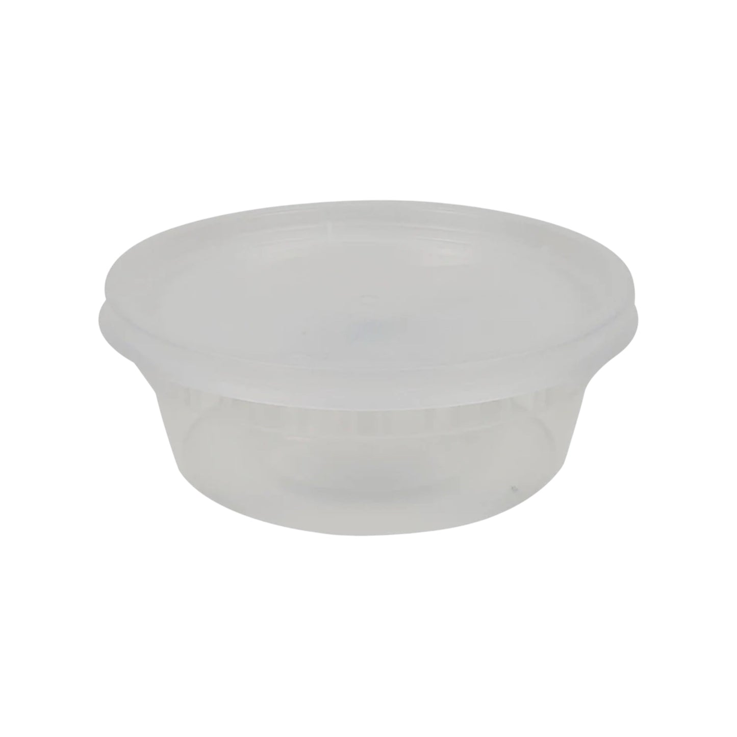 8 oz. Round Deli Containers With Lids - Case of 240