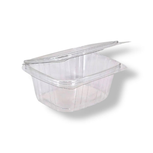 16 oz. Clear Hinged Deli Container - Case of 200
