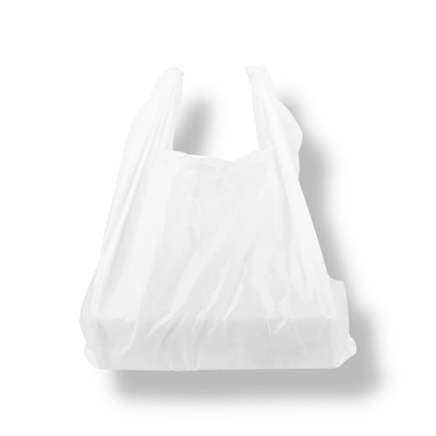 S1 LD T-Shirt Plastic Bags - White