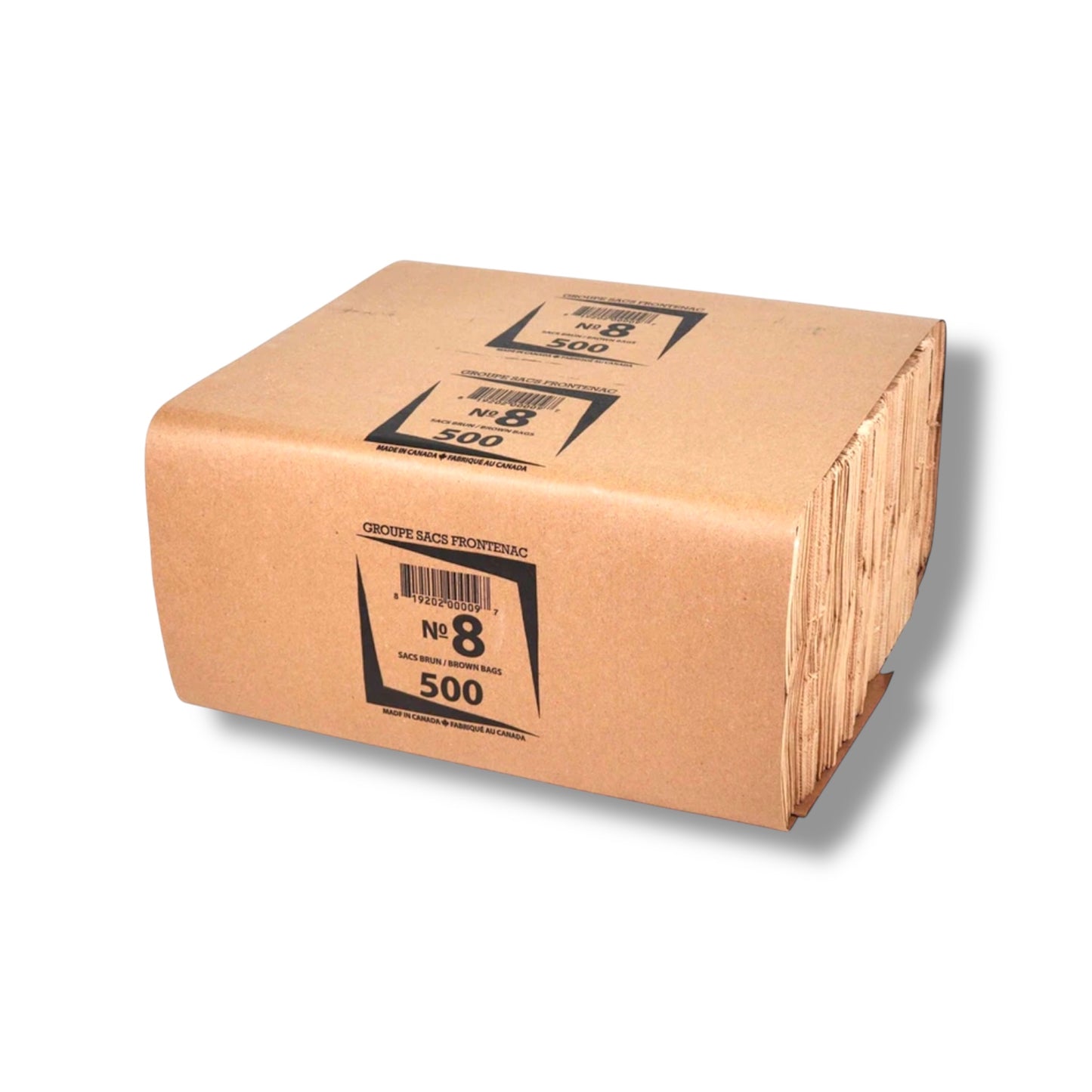 #8 Brown Paper Bags - Bundle of 500 ct.