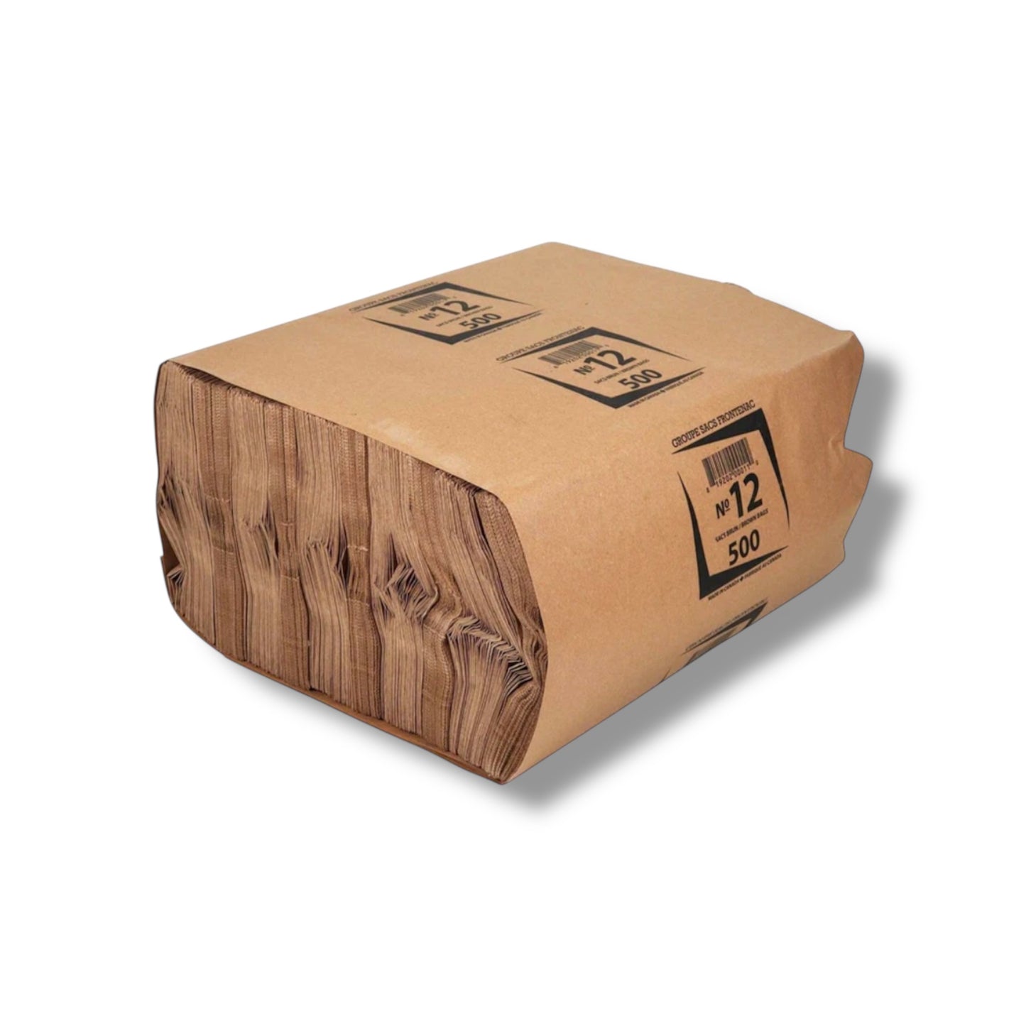 #12 Brown Paper Bags - Bundle of 500 ct.