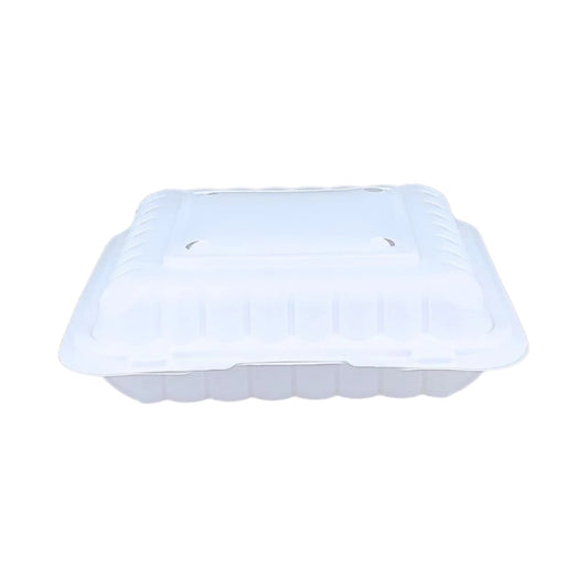 MFPP Vented Clamshell Container - 9”x9”x3”