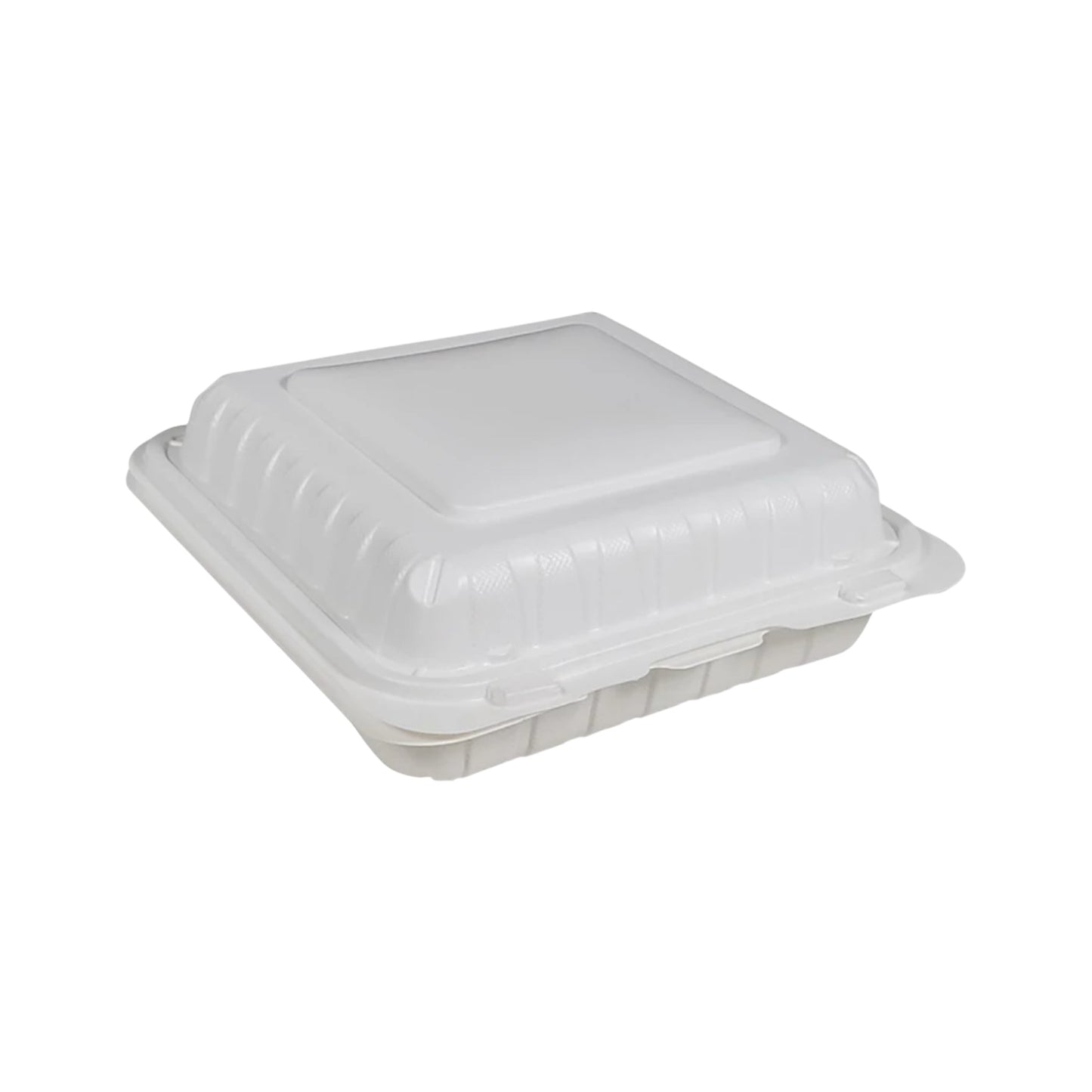 MFPP Clamshell Container - 8”x8” - 3 Compartment