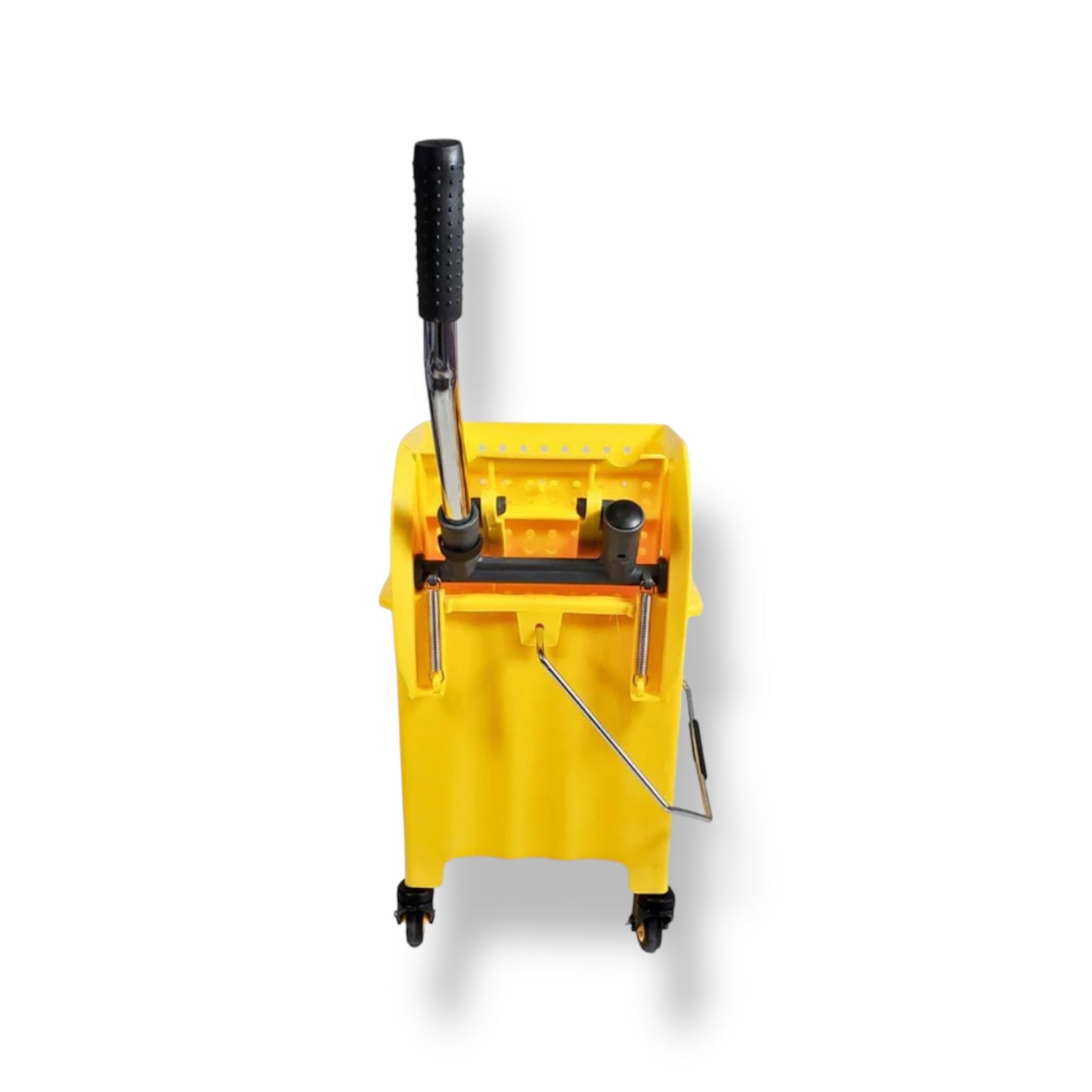Yellow Mop Bucket With Down Press Wringer - 19 L