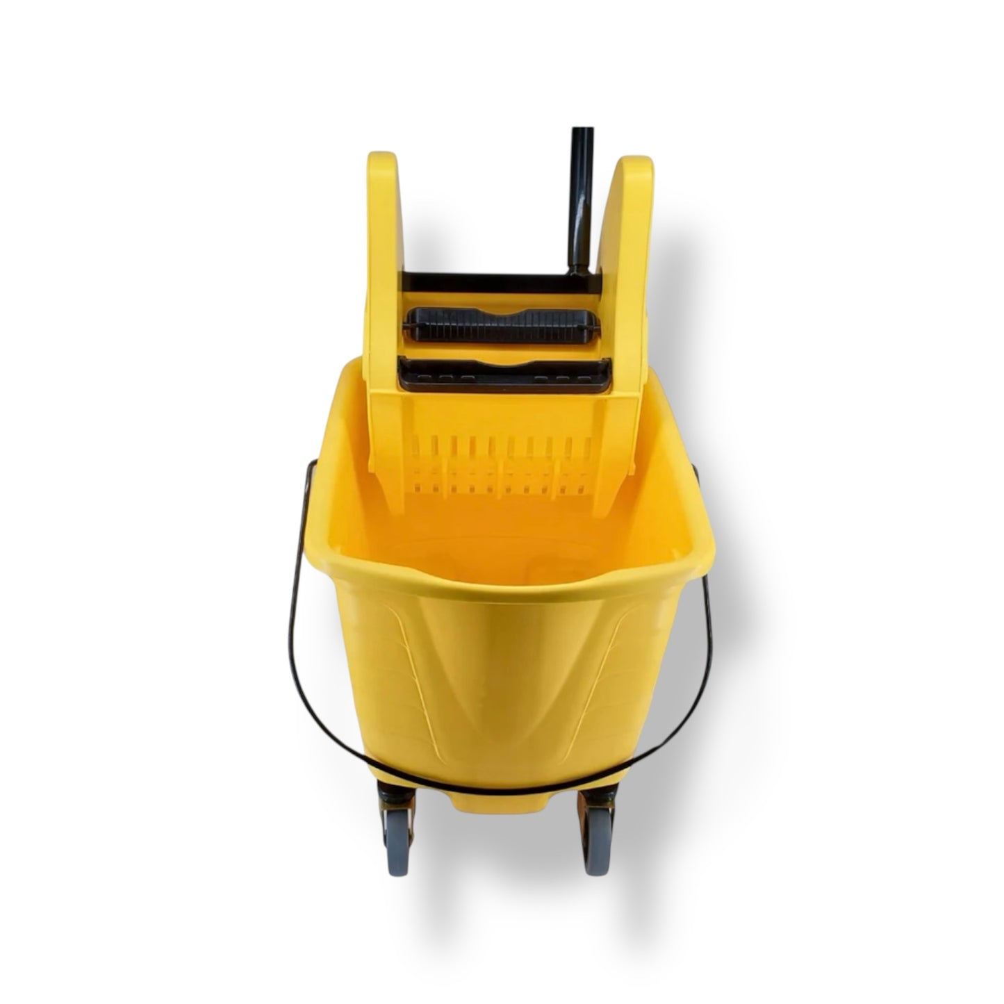 Yellow Mop Bucket With Down Press Wringer - 27 L