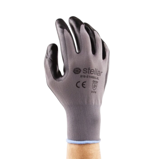 Stellar Nitrile Coated Gloves, Polyester Liner - Case of 120 Pairs
