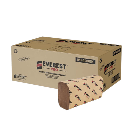 Kraft Multifold Towels - 1 Ply Recycled Paper