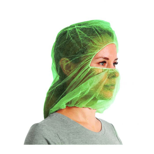 Green Balaclava Hoods - Case of 500