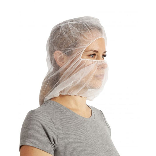 White Balaclava Hoods - Case of 500