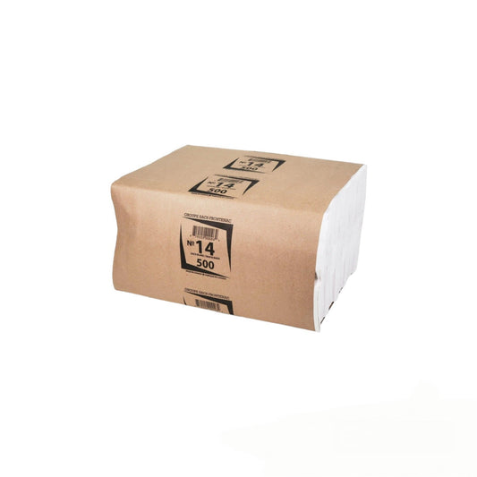 #14 White Paper Bags - Bundle of 500 ct.