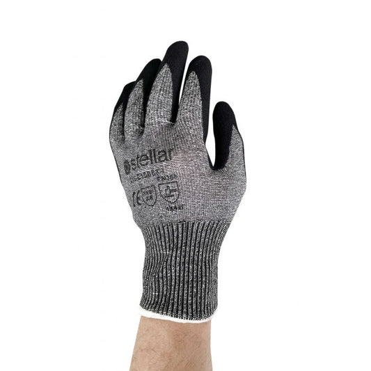 Grey Nitrile Coated Cut Level 6 Gloves - Case of 120 Pairs