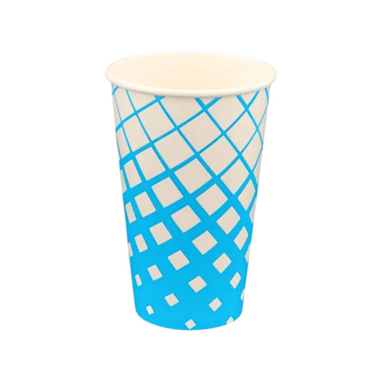 16 oz. Ice Blue Print Cold Paper Cups