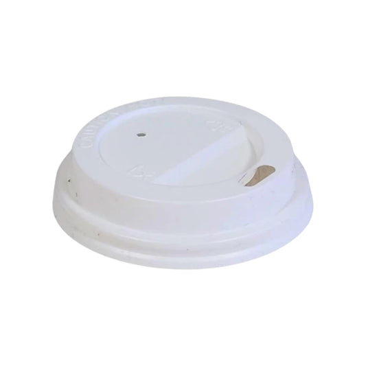 White Dome Sip Lids for 4 oz. Hot Cups