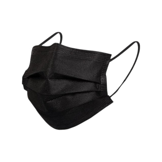 Black Disposable Face Masks (Pack of 50)