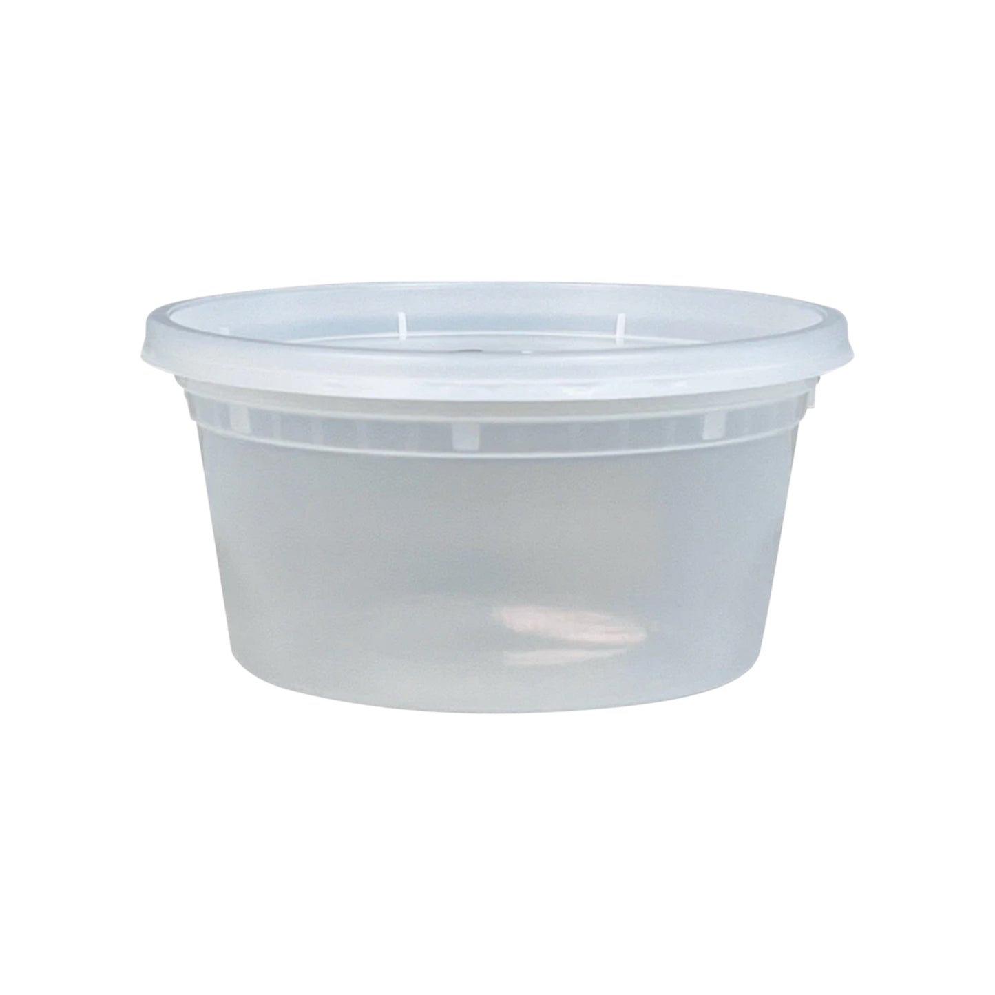 12 oz. Round Deli Containers With Lids - Case of 240