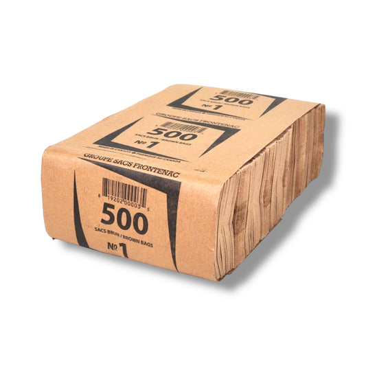 #1 Brown Paper Bags - Bundle of 500 ct.