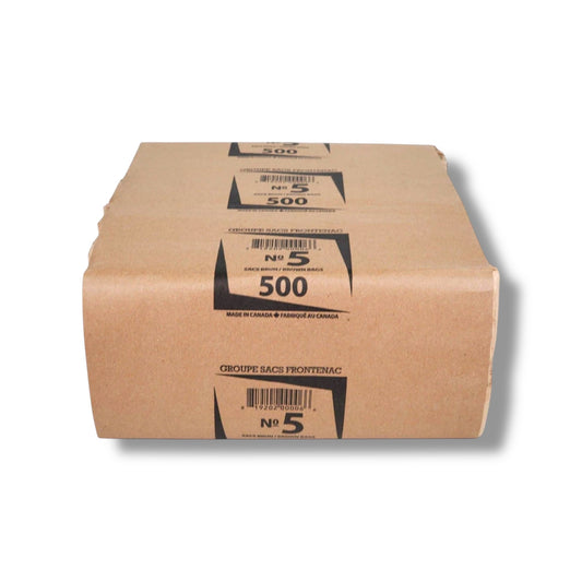 #5 Brown Paper Bags - Bundle of 500 ct.