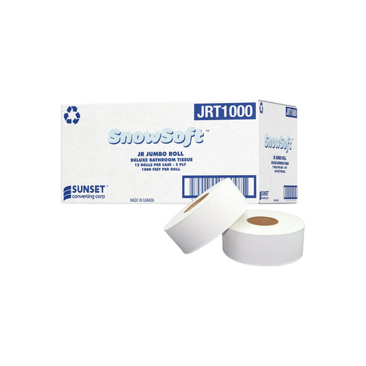 2 Ply Jumbo Bathroom Roll - 1000’