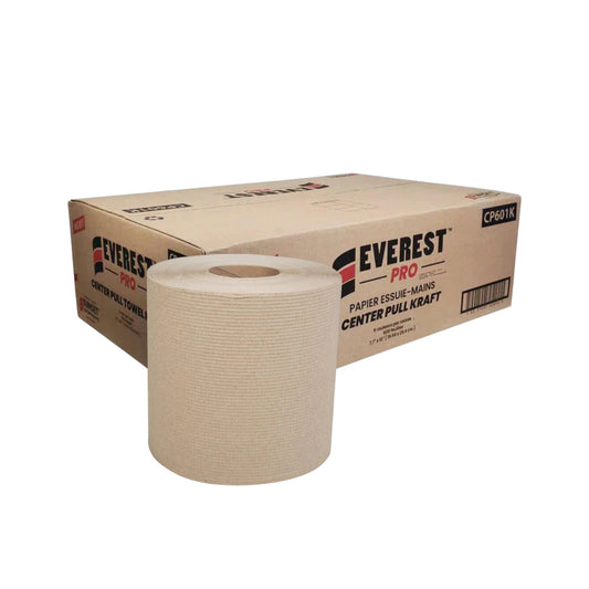 Kraft Centrepull Paper Towel - 1 Ply Recycled Paper - 600 Sheets
