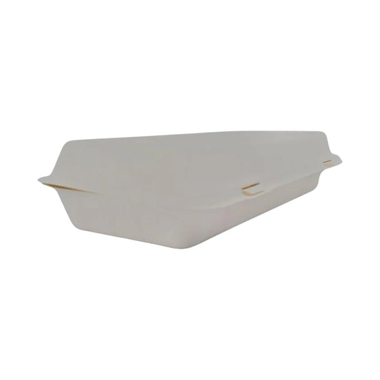 Bagasse Clamshell Container - 12”x6” - 1100 mL