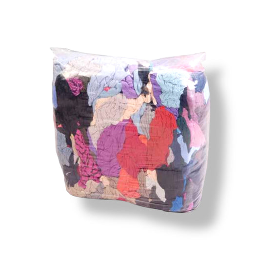 Coloured Wiping Rags - 20 Lbs