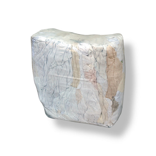 White Wiping Rags - 20 Lbs